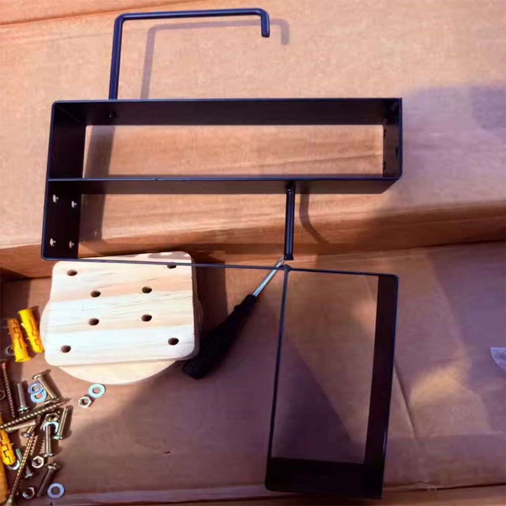 Sports Equipment Storage Rack - Supporto da parete in legno per