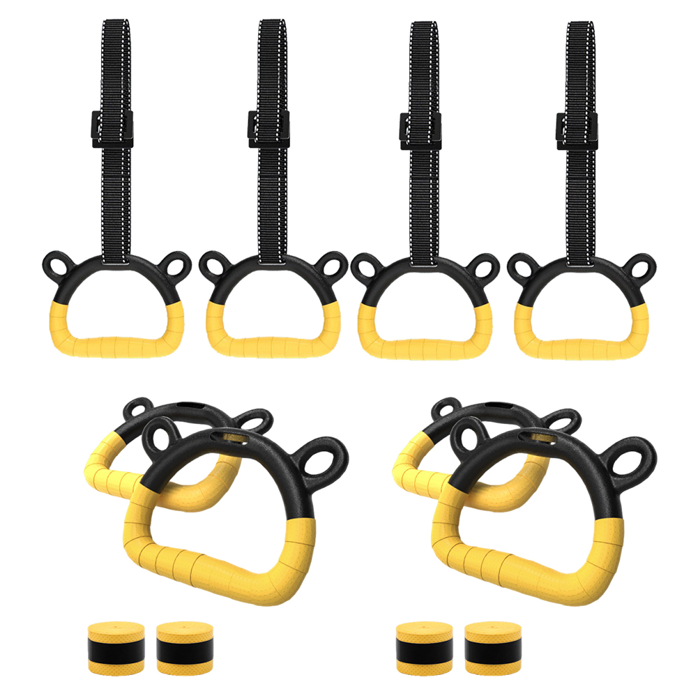Sports Equipment Images - Anelli da Ginnastica con Cinghie Regolabili,
