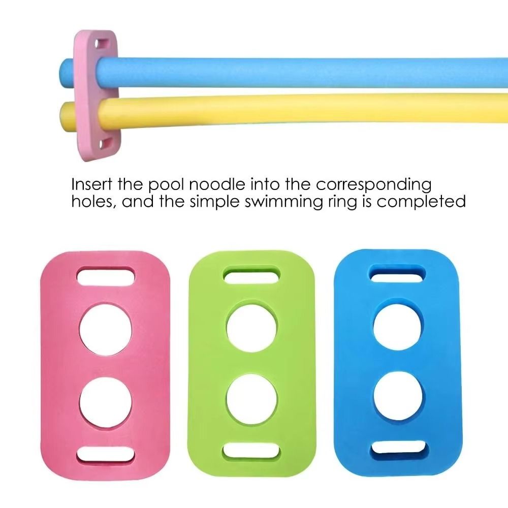 Foam Pool Noodle - Con 2 Fori a Croce, Connettore