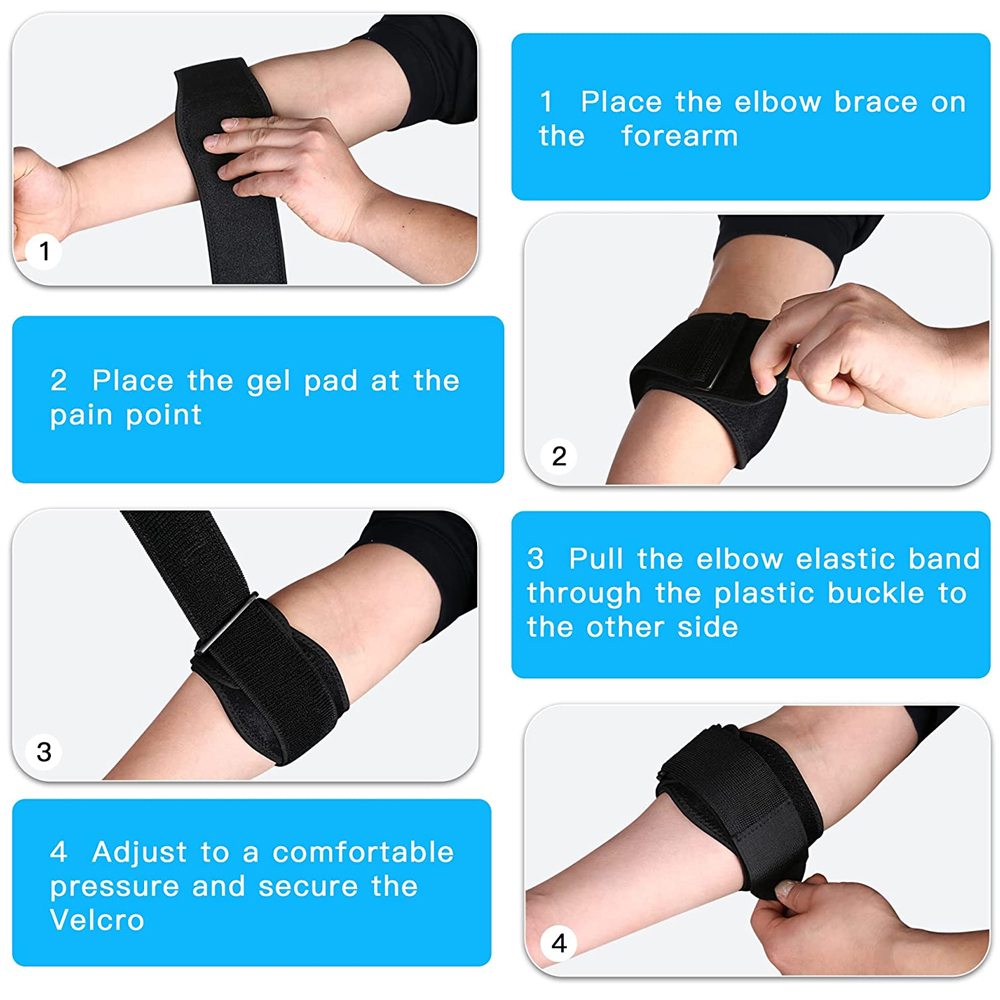 1 pz cinturino a gomito a comp - Tennis Elbow Brace recensione e prezzo